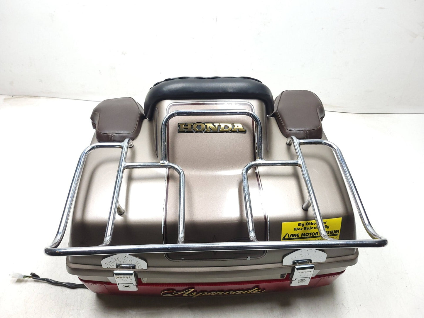 1984 - 1987 Honda Gl1200 Goldwing Rear Seat Back W/ Luggage Case OEM