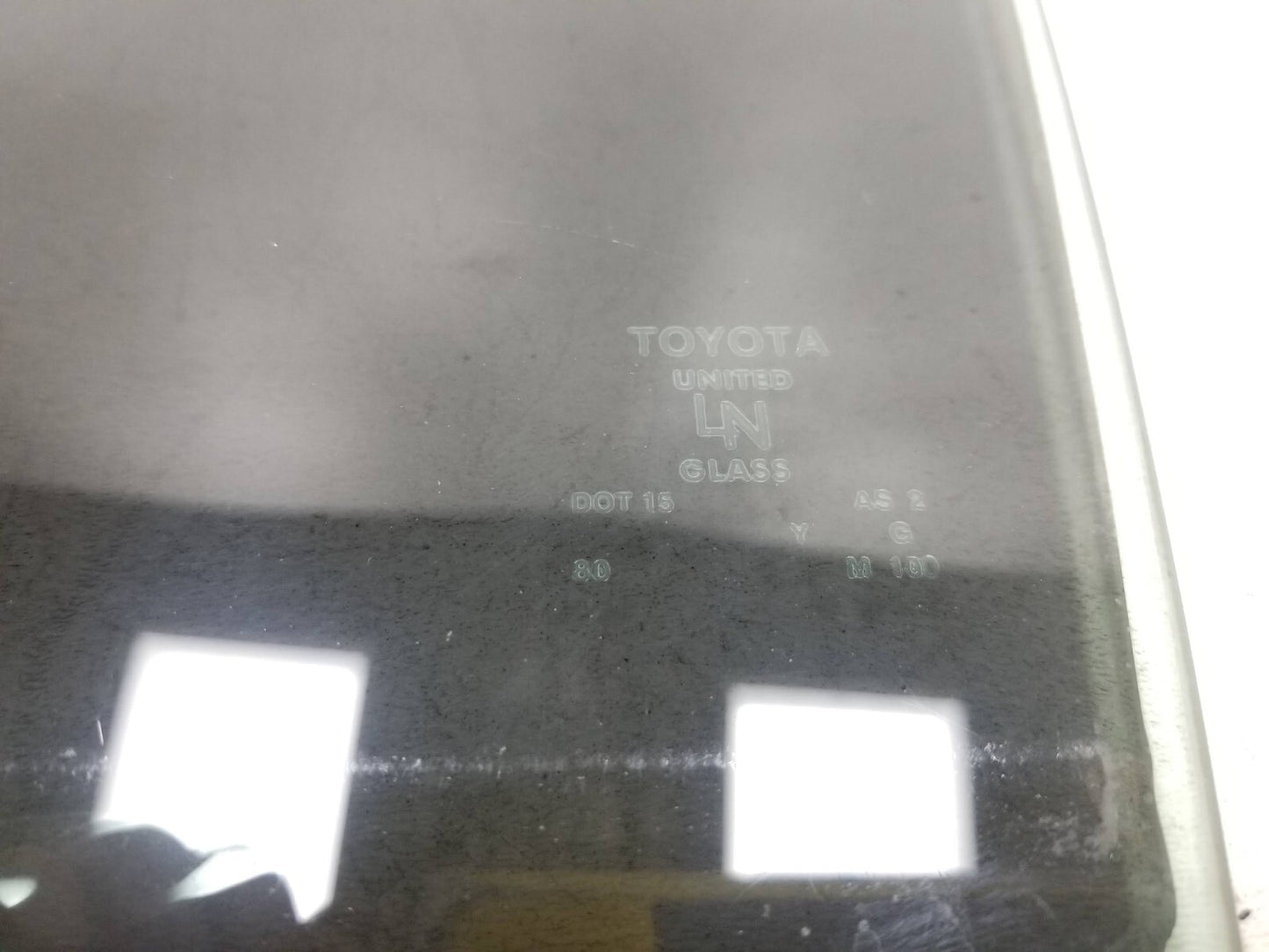 2007 - 2011 Toyota Camry Door Window Glass Rear Driver Side Left OEM