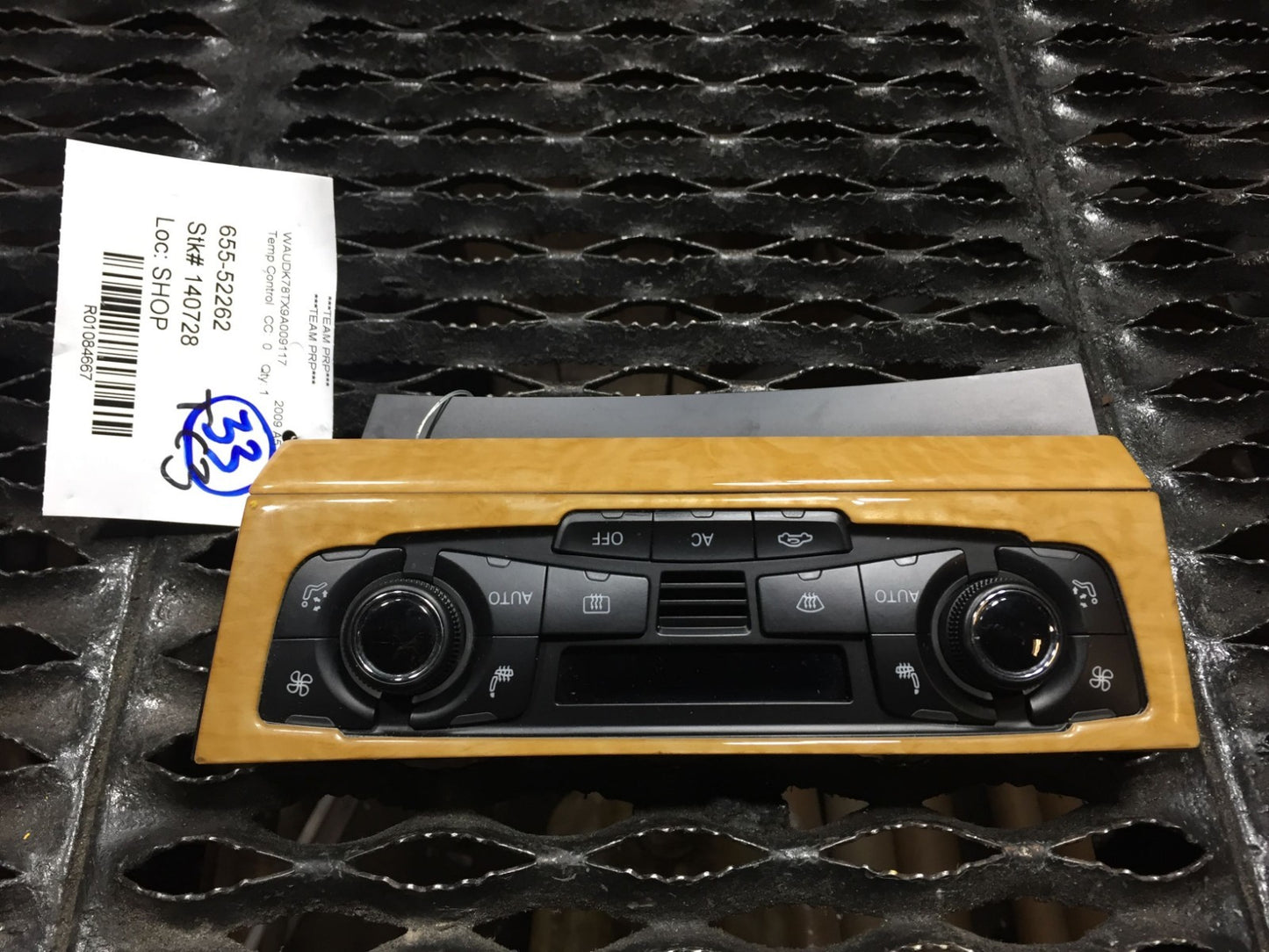 09 10 11 12 Audi A5 A/c Heater Climate Temperature Control Switch OEM #33 54k