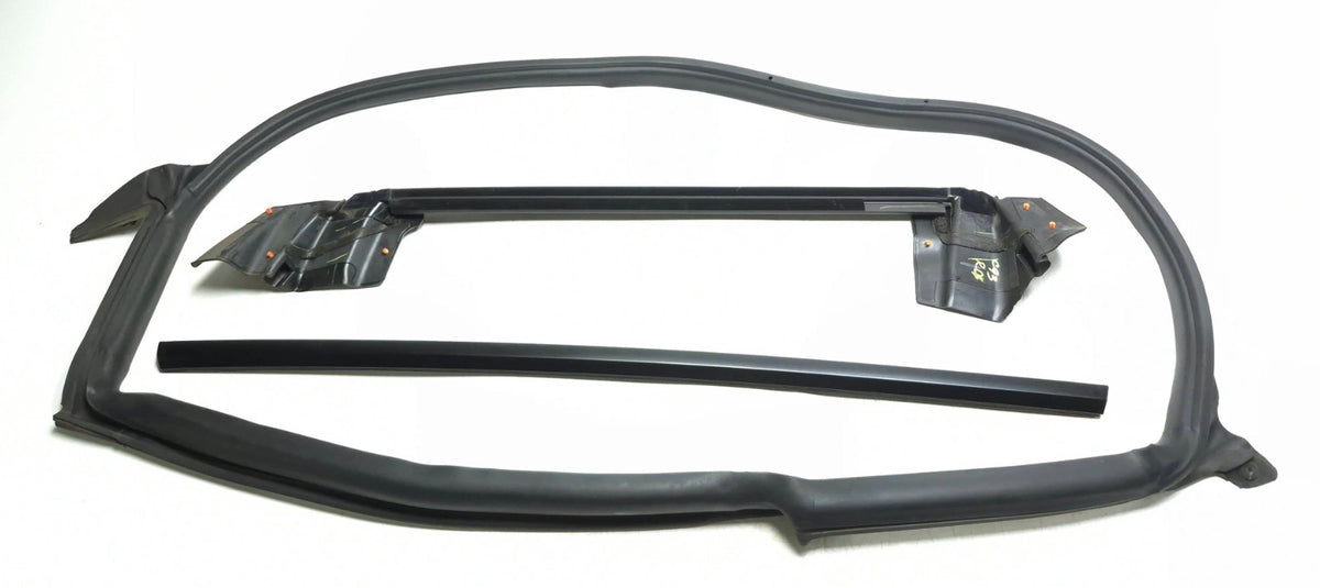 2021 Tesla Model 3 Rear Door Window Belt Molding & Door Seal Driver Side 3pcsoem