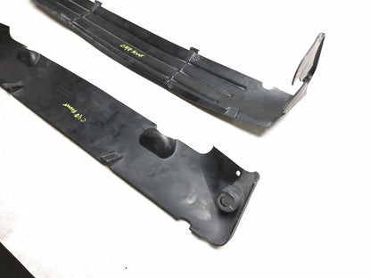 2013 Fiat 500 Turbo Front Radiator Protection Seal Cover Trim 2pcs OEM