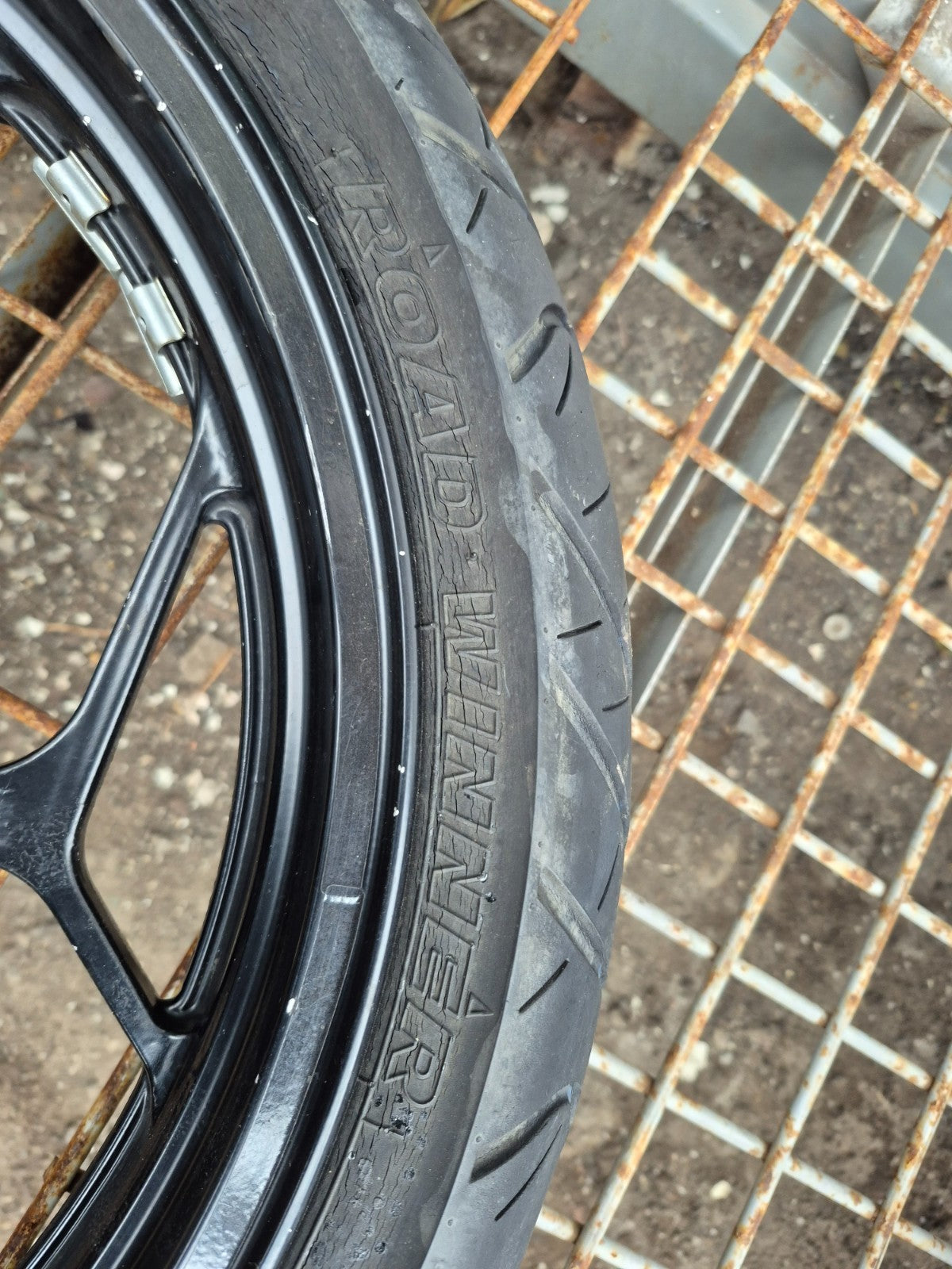 2014 Kawasaki Ninja 300 Ex300a Rear & Front Wheel W/ Tire R 17 OEM