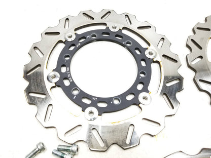 20 - 24 Benelli 302s Brake Disc Rotor Front & Rear 3pcs OEM 1609 Miles