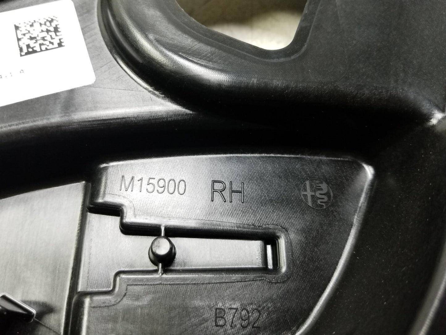 2018 Alfa Romeo Stelvio Window Regulato Rear Passenger Side Right OEM
