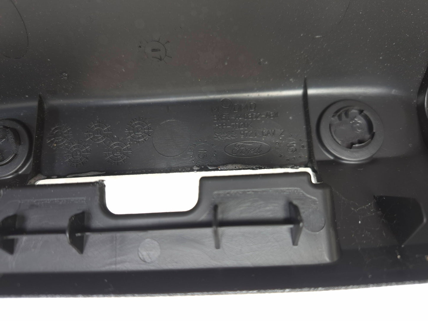 2017 Ford Focus Hatchback Rear Trunk Hatch Scuff Trim Panel  OEM