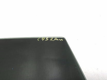 2021 Tesla Model 3 Rear Door Window Glass Passenger Side Right OEM