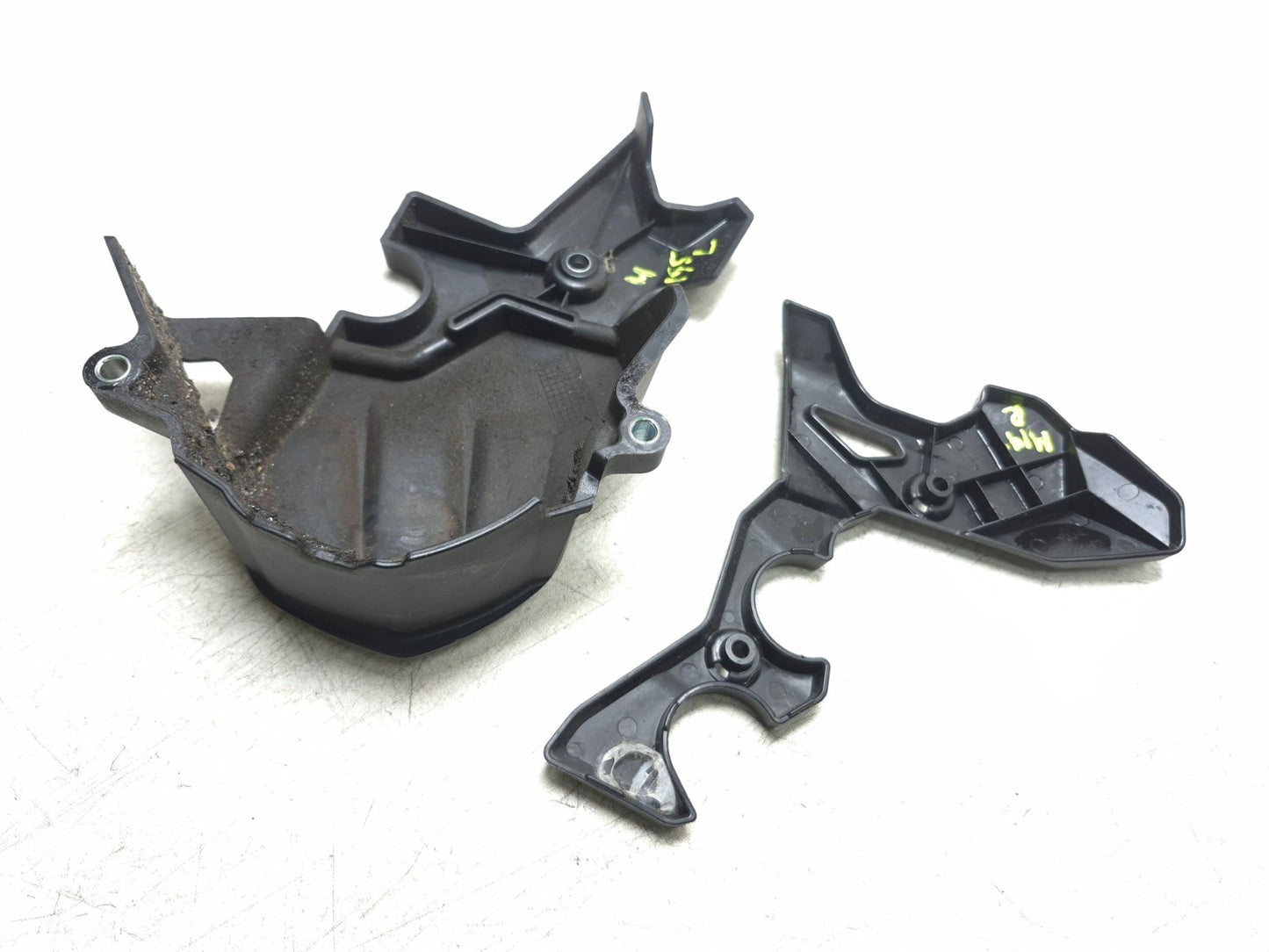 2019 Kawasaki Z400 Er400d Front Left Sprocket Cover & Right Frame Cover Pair OEM