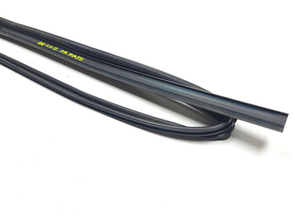 2009 Mazda Cx-7 Front Passenger Door Window Molding 2pcs W/ Weatherstrip OEM