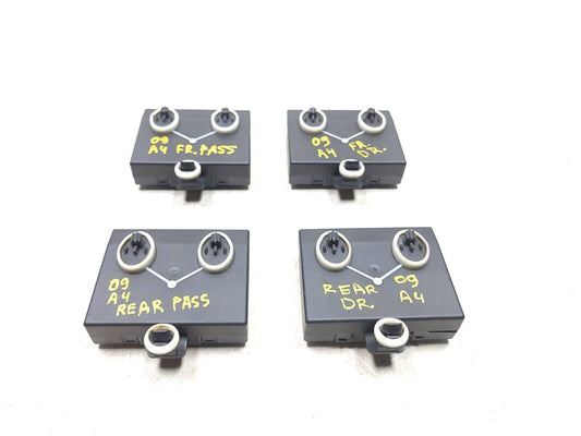 2009 - 2012 Audi A4 S4 Sedan Door Control Module Front & Rear 4pcs OEM