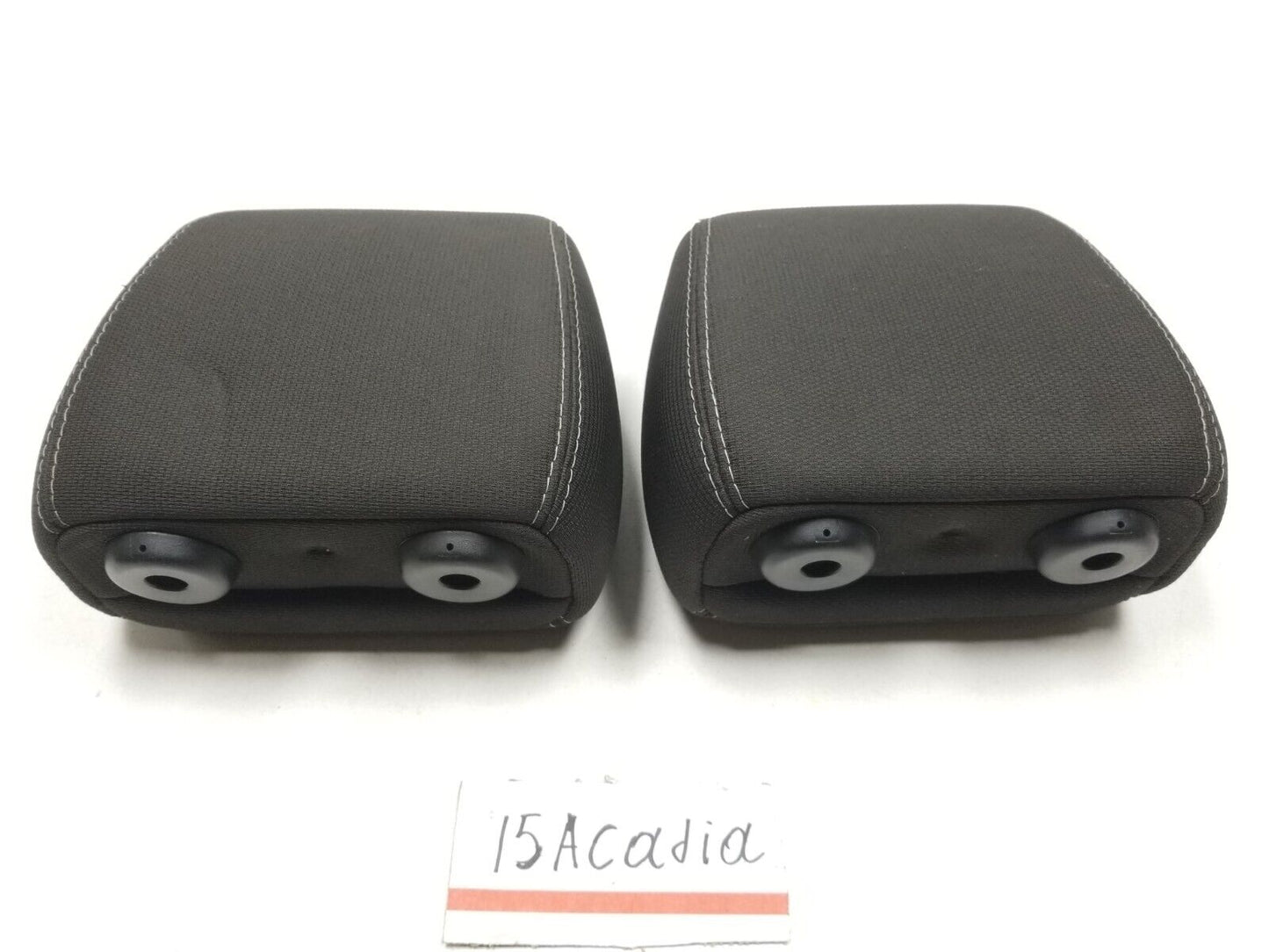13 14 15 16 GMC Acadia Headrest Rear Seat Second 2nd Row Pair OEM