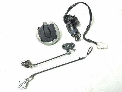 2019 Kawasaki Z400 Er400d Ignition Lock Switch & Fuel Cap & Seat Lock Set OEM