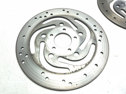 2004 Harley-davidson Sportster Xl883  Brake Rotor Disc Front & Rear Pair OEM