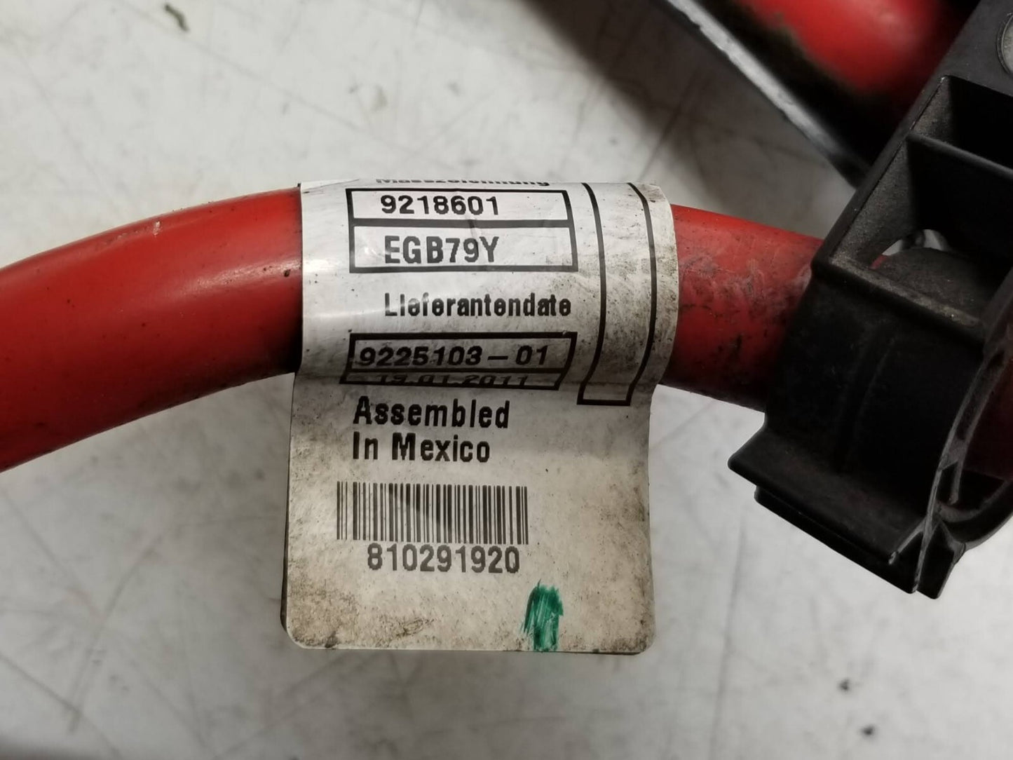 2007 - 2013 BMW X5 E70 Positive Battery Cable OEM