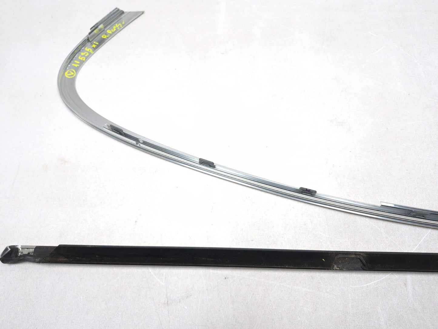 2011 BMW 535i F10 Rear Door Window Belt Molding Passenger Side Right OEM