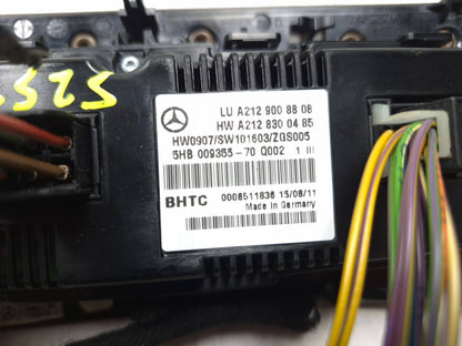 2012 Mercedes W212 E350  AC Heater Climate Control Switch A2129008808 OEM