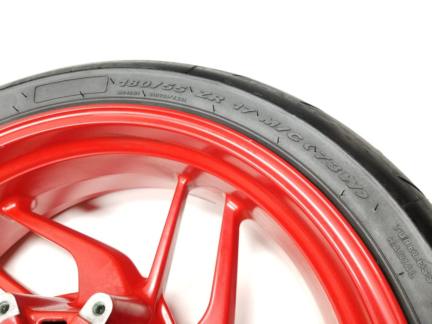 2015 - 2018 Ducati Monster 821 Rear Wheel Rim 17x5.5 & Tire 180/55zr17 OEM