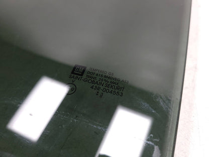 2010 - 2014 Chevrolet Suburban Door Window Glass Rear Passenger Side Right OEM