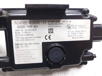 18 19 20 21 22 Honda Odyssey Radar Sensor Module Adaptive Cruise 36800-thr OEM