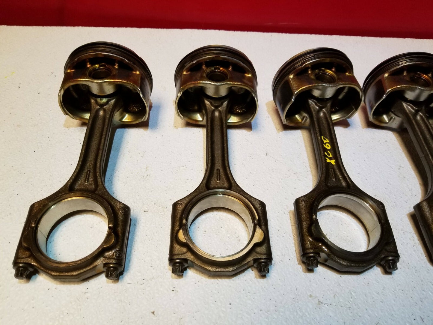 2010 Volvo Xс60 3.2l Piston W/ Connecting Rod 6pcs OEM