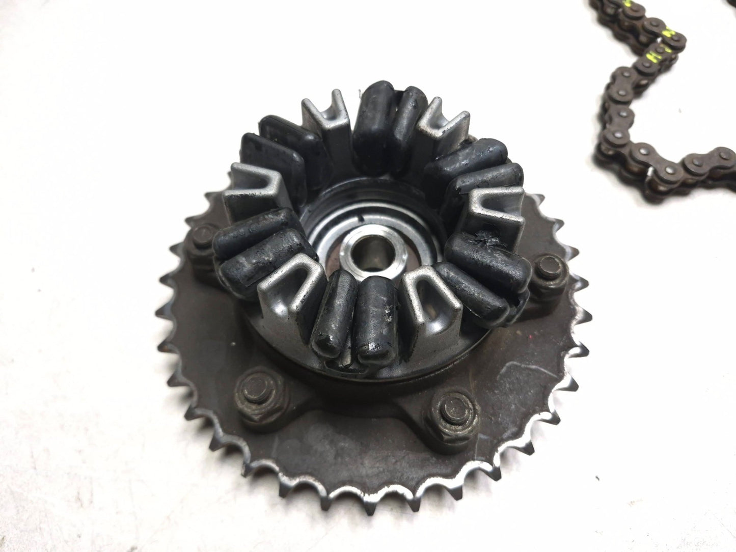 2019 Honda Cbr300r Rear Hub W/ Sprocket & Drive Chain Pair OEM