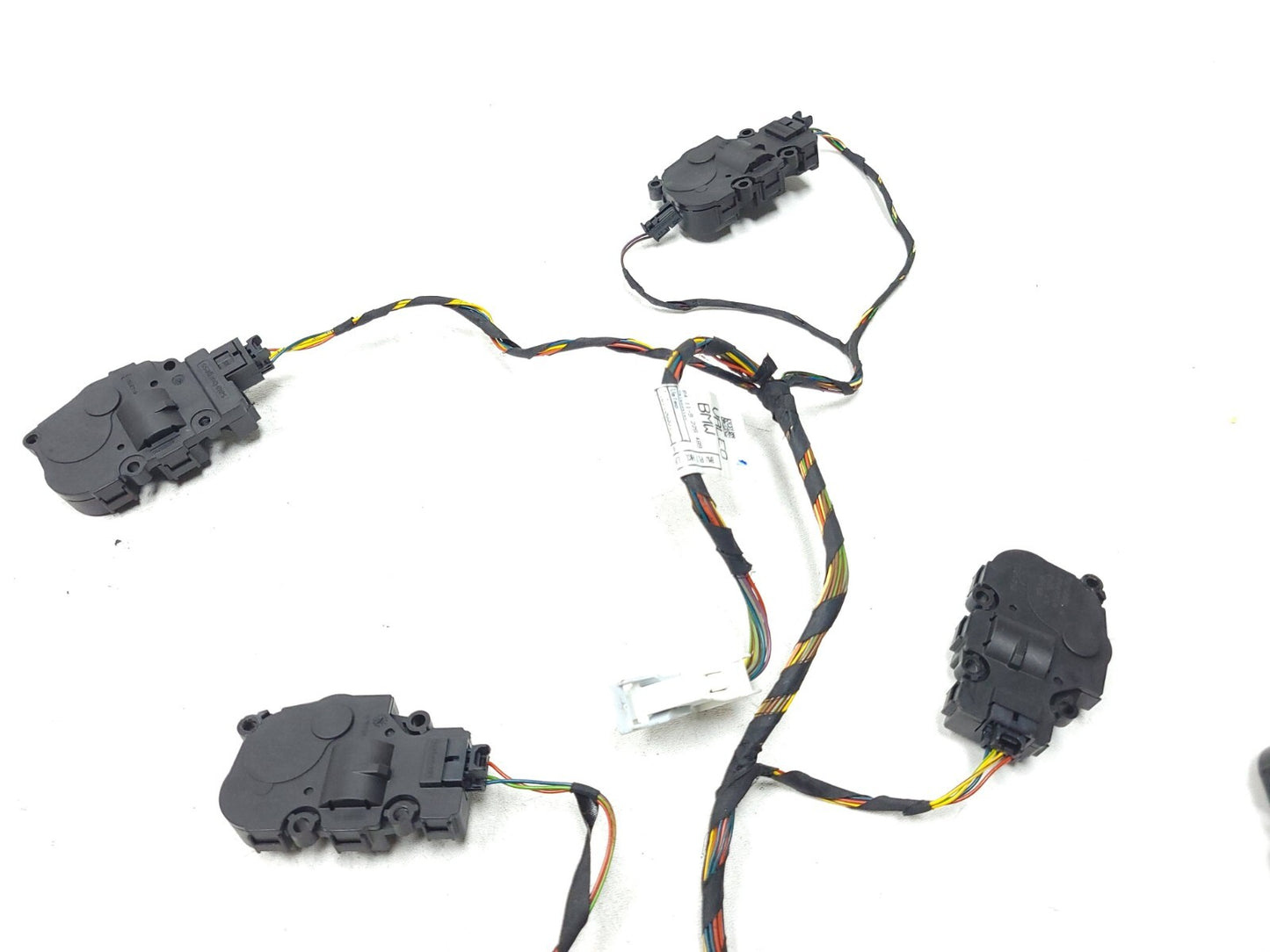 13-18 BMW 330xi AC Heater Flap Door Actuator Servo Motor Wire Harness 9pcs OEM ✅