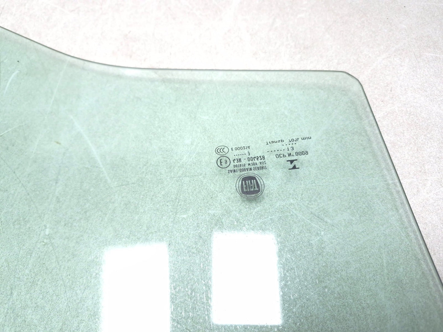 2013 Fiat 500 Turbo Front Driver Door Window Glass OEM