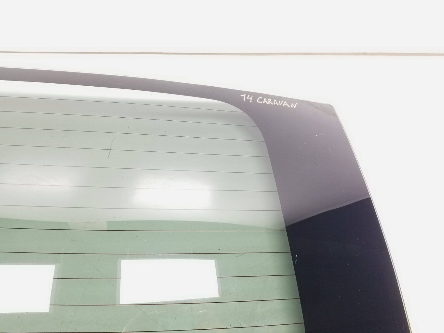 2014 Dodge Grand Caravan Rear Windshield Back Window Glass OEM