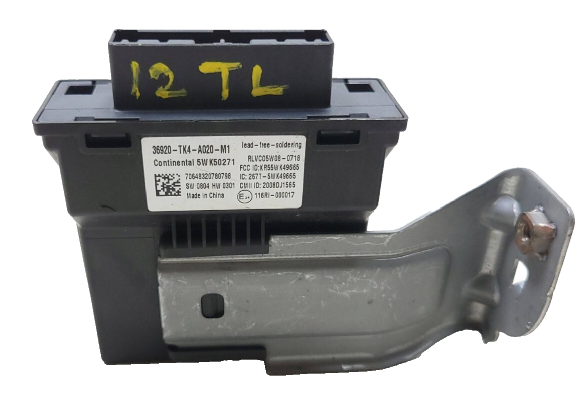 2010 - 2014 Acura Tl Smart Key Control Module 36920-tk4-a020 OEM