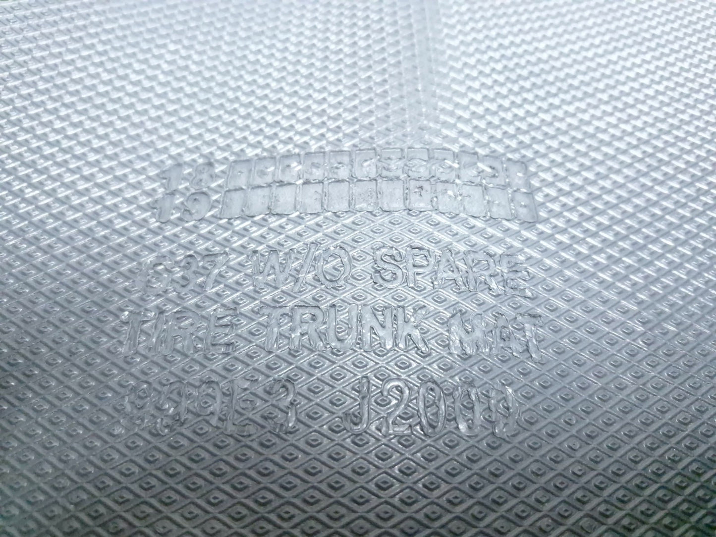 2020 Infiniti Q50 Rear Trunk Floor Cargo Carpet Cover Mat 999e3-j2000 Oem✅