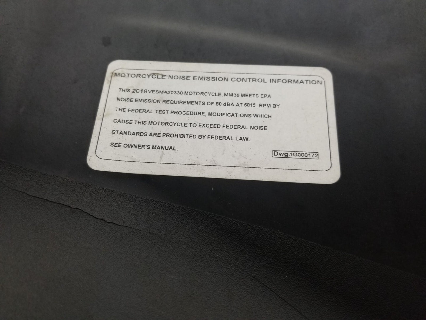 2012 - 2022 Piaggio Bv 350 Under Seat Panel Tray Box OEM