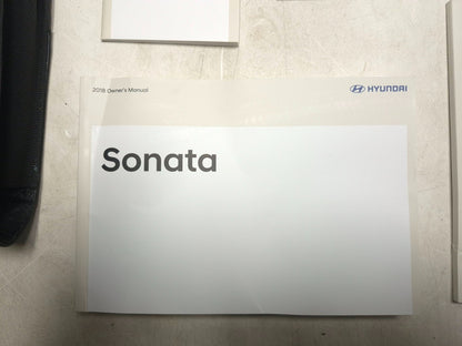 2018 Hyundai Sonata Owner's Manual Book & Case OEM