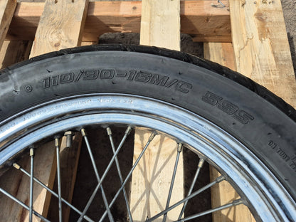 2006 Suzuki Gz250 Wheel Rim W/ Tire Front & Rear Pair R 16 R 15 OEM