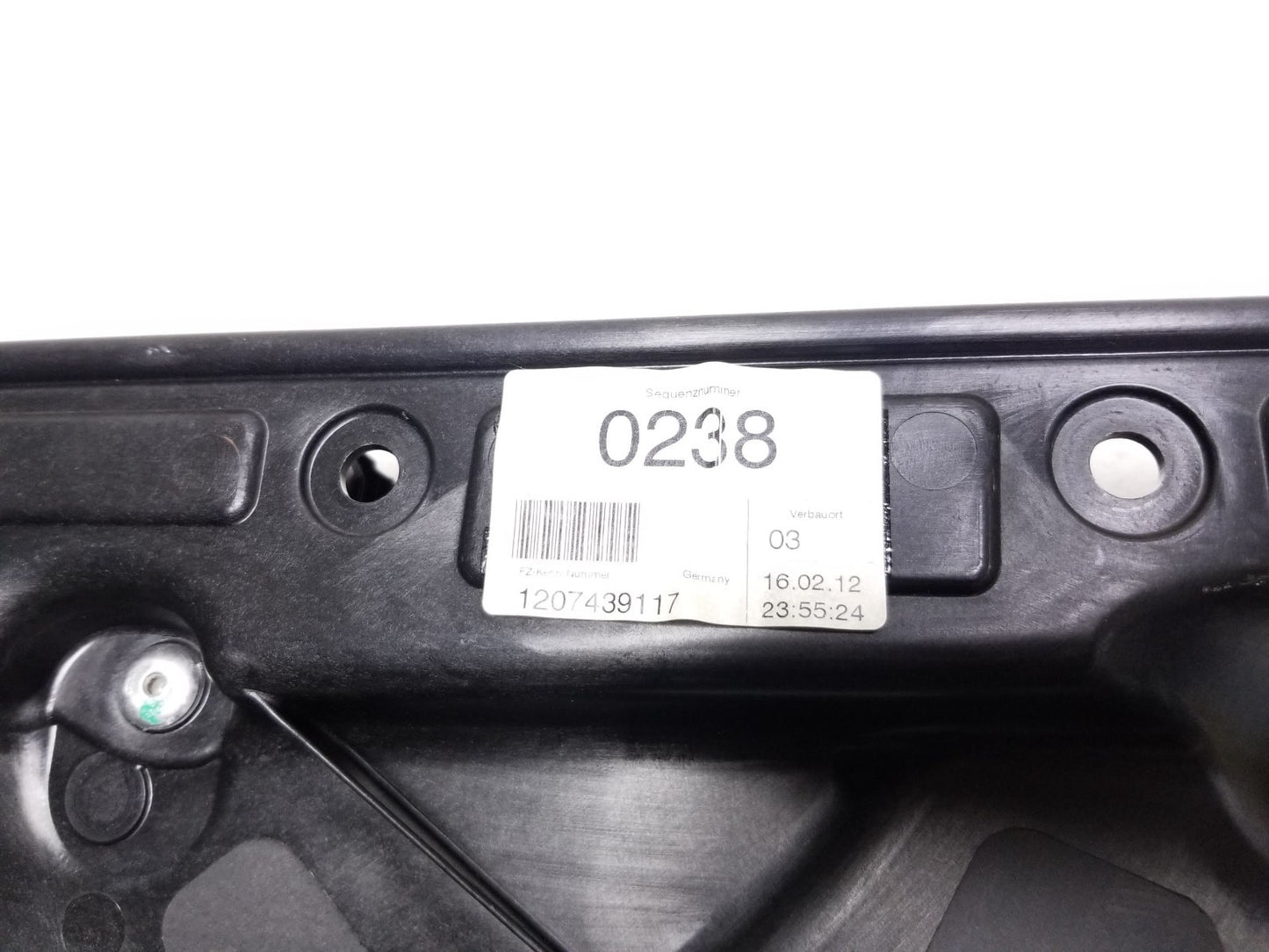 2010 - 2014 VW Golf GTI Window Regulator Rear Passenger Side Right OEM