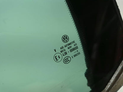 2011 Volkswagen Tiguan Door Vent Window Glass Rear Driver Side Left OEM