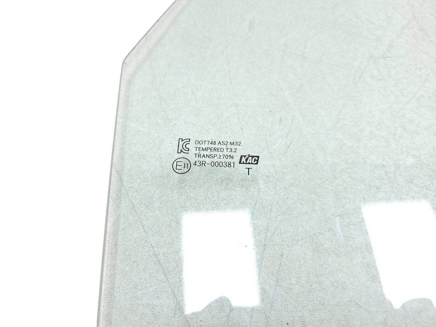 12-17 Hyundai Accent Rear Pass Side Right Door Window Glass Without Solar OEM
