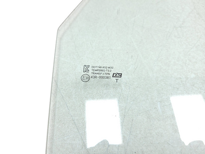 12-17 Hyundai Accent Rear Pass Side Right Door Window Glass Without Solar OEM