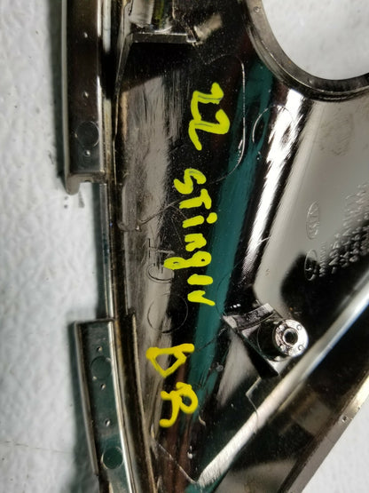 2022 Kia Stinger Front Bumper Chrome Grill Trm Driver Side Left OEM