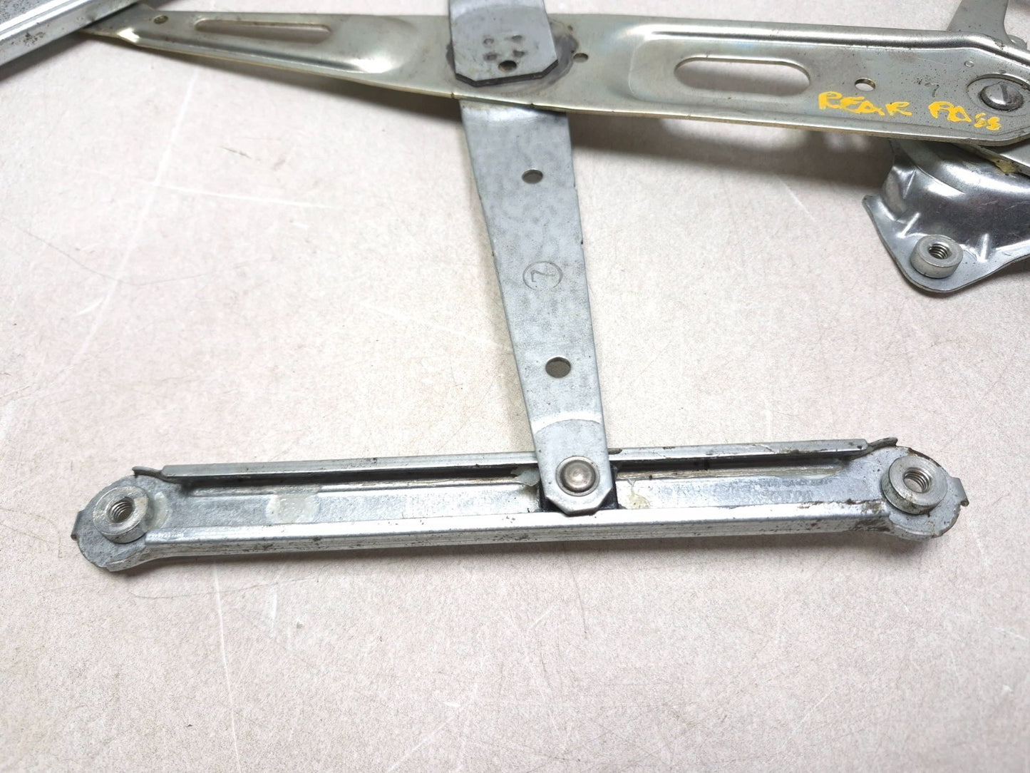 2009 Toyota Prius Rear Window Regulator & Motor Passenger Side Right OEM