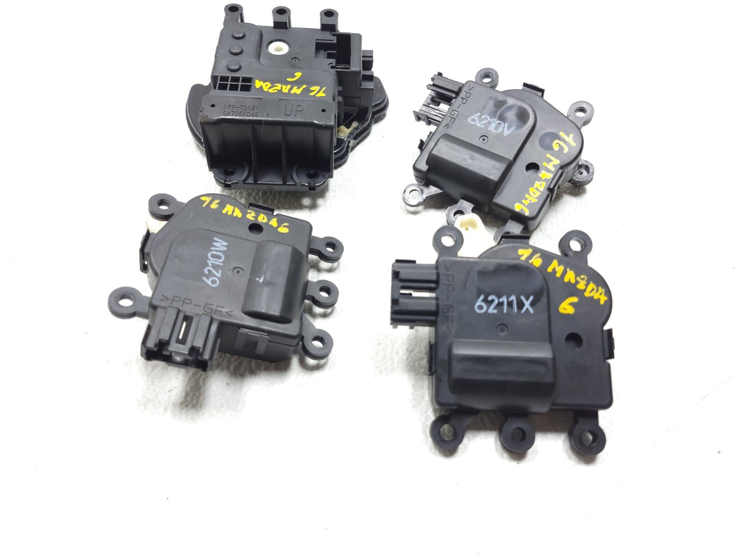 2016 Mazda 6 Door Heater Blend Flap Motor Actuator 4pcs OEM