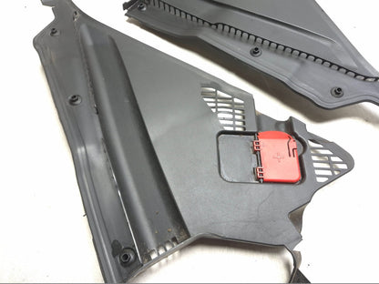 2013 BMW 328i F30 Windshield Wiper Apron Cover Trim Left & Right Pair OEM