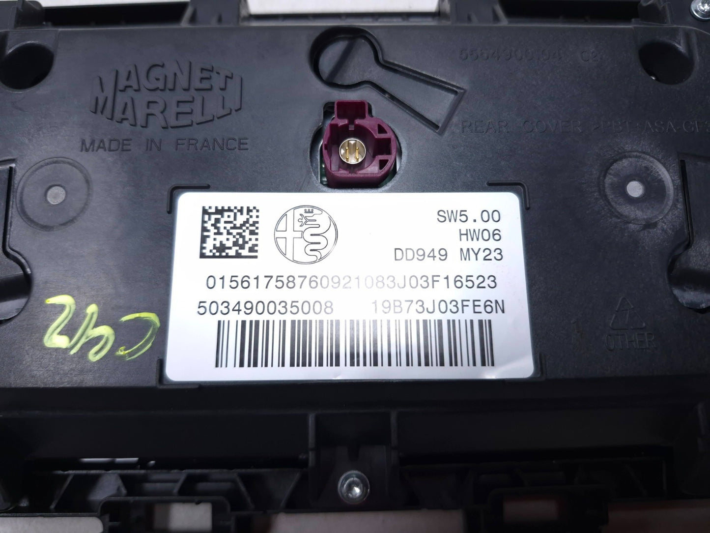 2024 Alfa Romeo Stelvio Dashboard Lcd Display Multimedia OEM