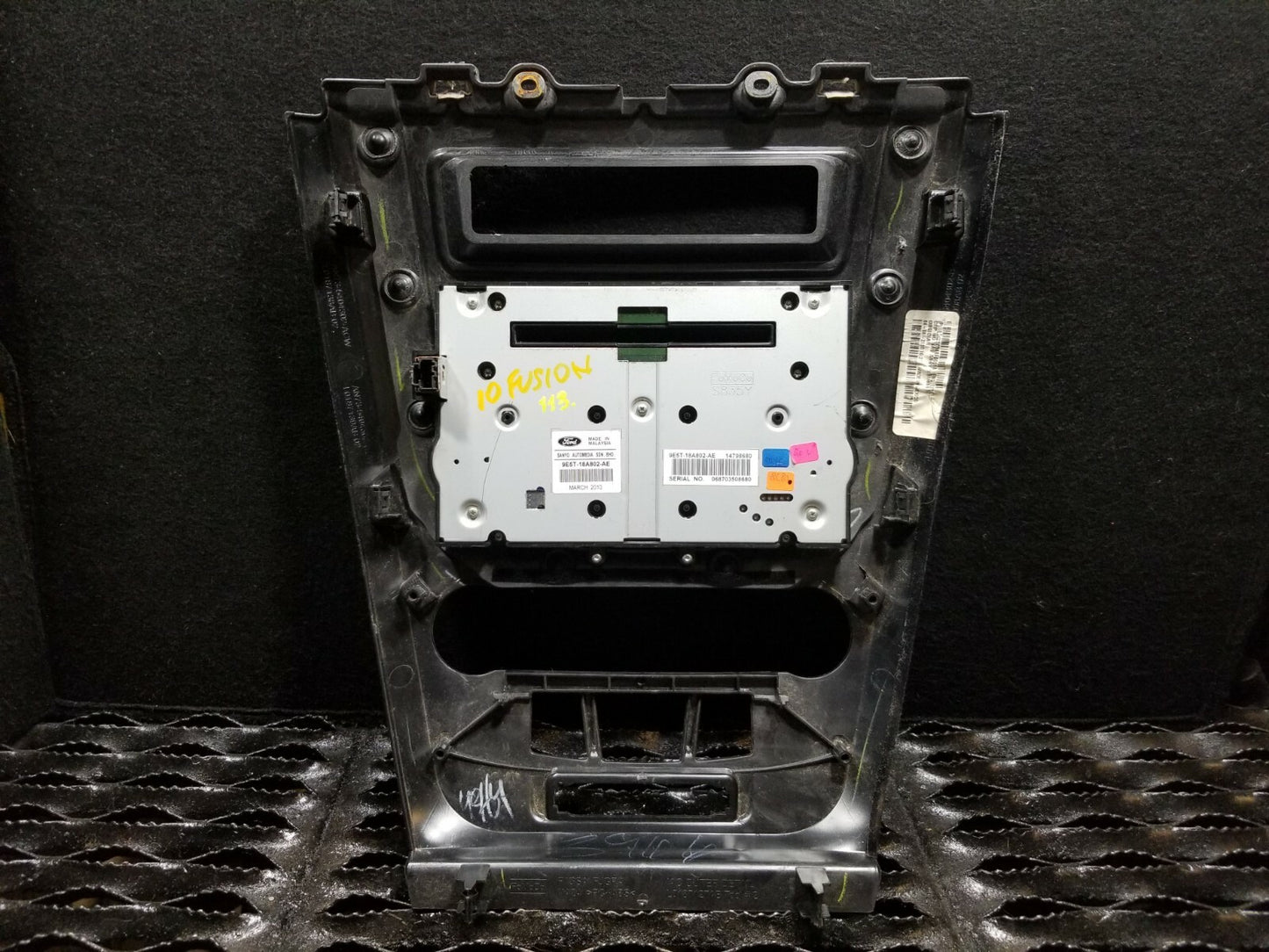 2010 Ford Fusion Radio Control Trim Panel OEM