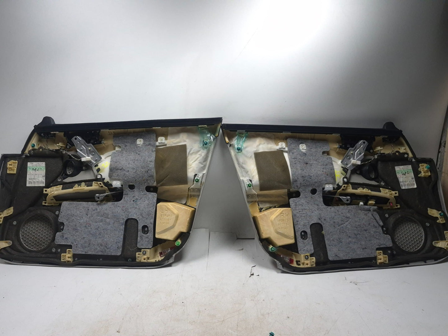 2009 Lexus IS250 Front Interior Door Panel Trim Left & Right OEM