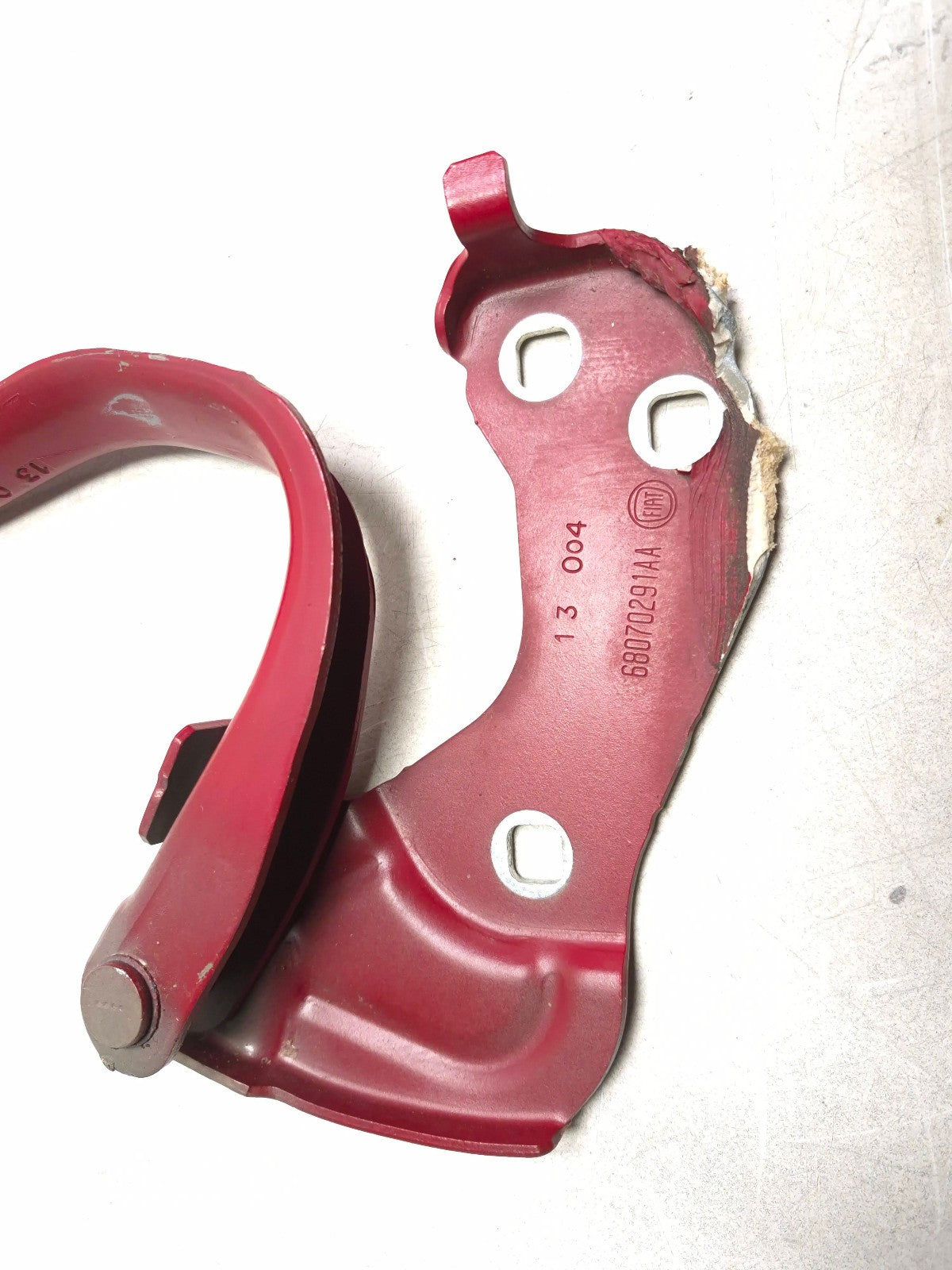 2013 Fiat 500 Turbo Left & Right Hood Hinge OEM 68070291