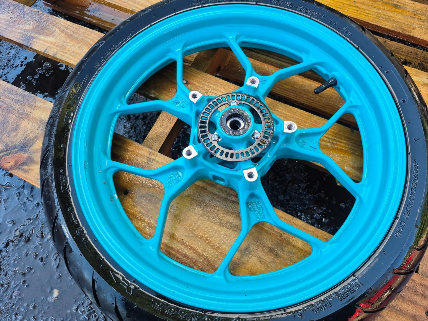2024 Yamaha R3 Yzfr3 Wheel Rim W/tire Michelin Front & Rear Pair OEM