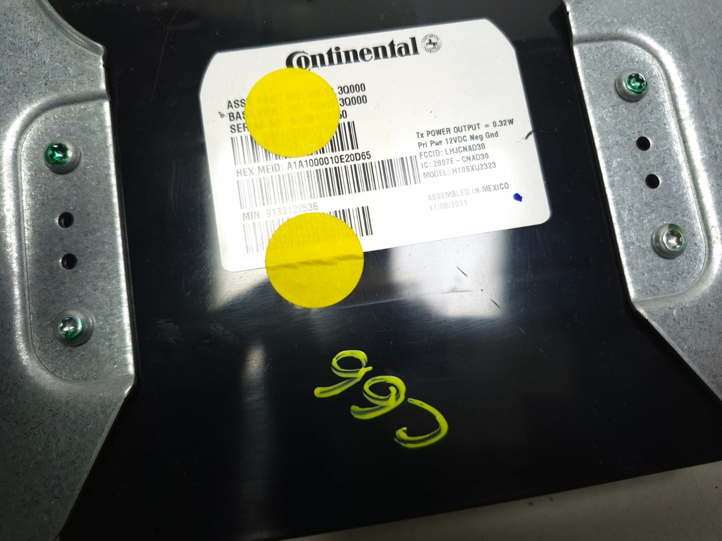 2012 Hyundai Sonata Communication Control Module OEM