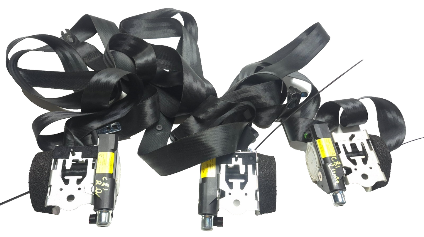 2013 Volvo S60 Rear Seat Belt 3pcs OEM