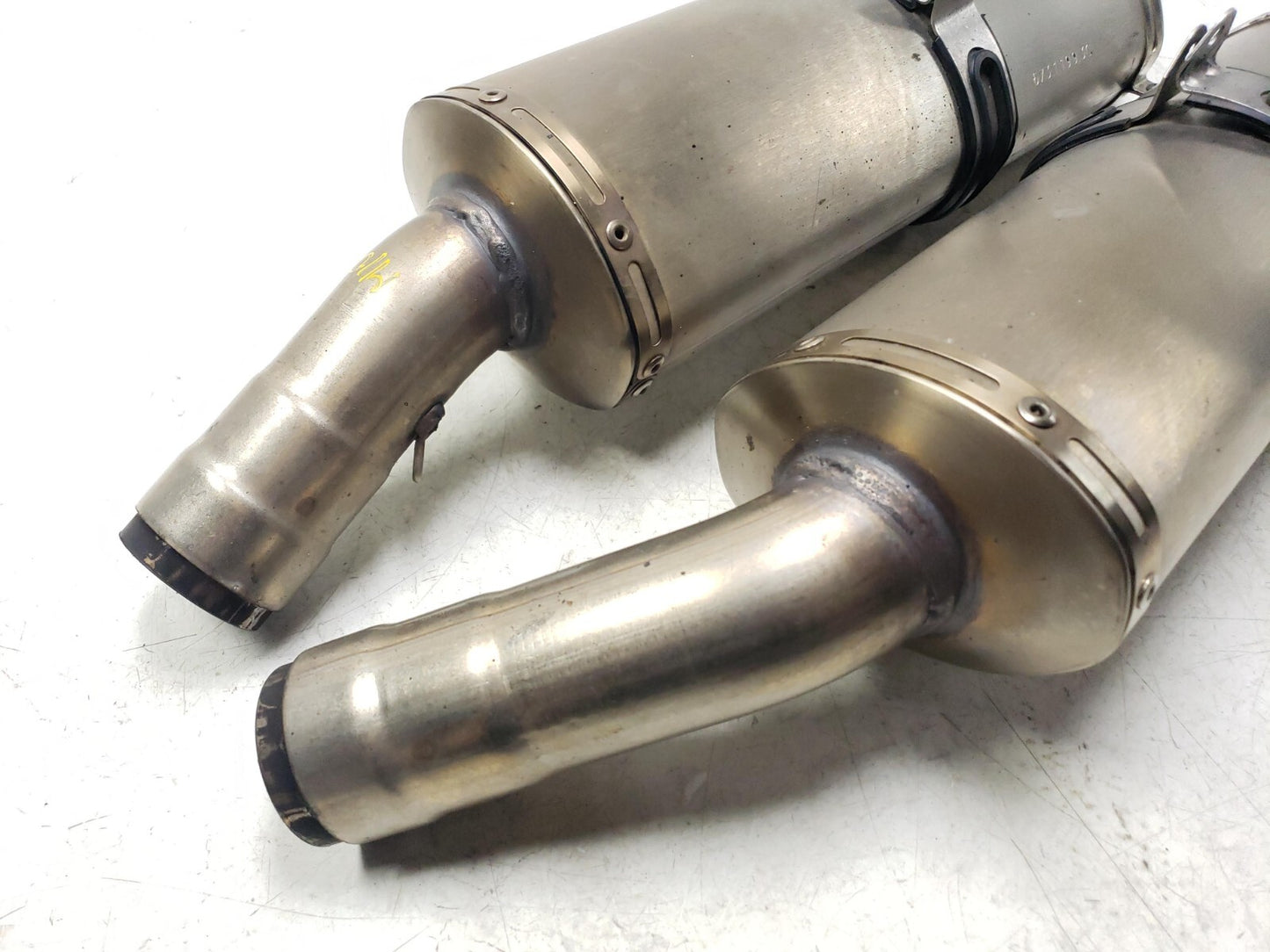 2008 - 2010 Ducati 848 Muffler Exhaust 2pcs OEM