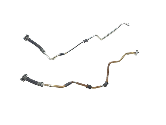 1987 1988 Honda Cbr1000f Hurricane Engine Oil Line Pipe 2pcs OEM