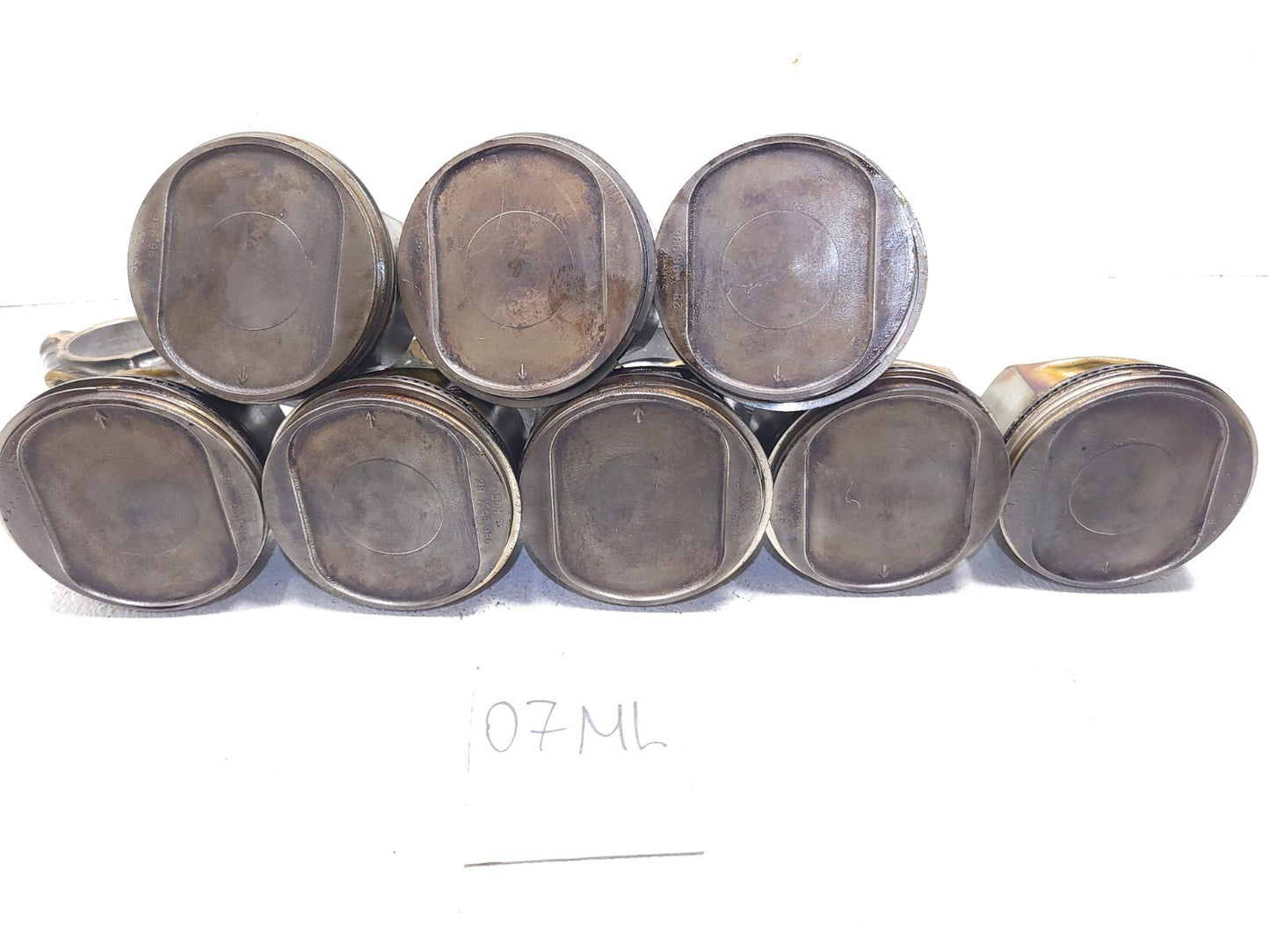 2007 Mercedes Ml500 Piston W/ Connecting Rod 8pcs OEM